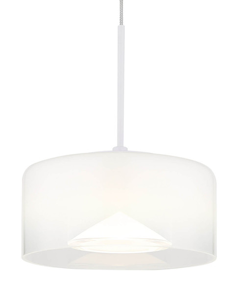 Globo Belinda LED Hängeleuchte 6W Neutralweiß Weiß Matt, Metall Ø15cm 16024HW