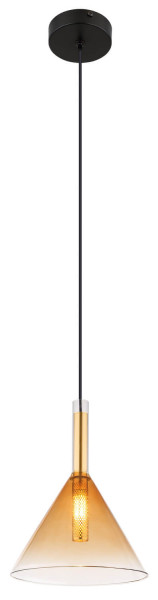 Globo Lopusa G9 Hängeleuchte 10W Schwarz Matt, Metall Ø20cm 16044H