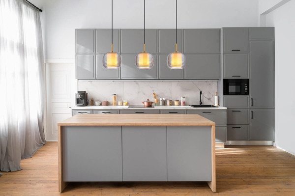 Globo Lampigna E27 Hängeleuchte 3-fach 60W Schwarz Matt, Metall Ø21cm 16049-3H