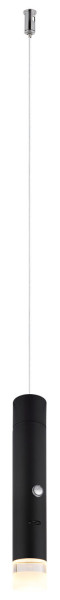 Globo Pelo LED Hängeleuchte 2W Warmweiß Schwarz Matt, Metall Ø3,8cm 16060