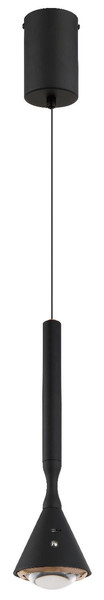 Globo LED Pendelleuchte Lucinda 4,5W dimmbar Akku CCT extra-warm-/neutral-/tageslichtweiss Schwarz matt Metall Ø10cm