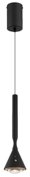 Globo LED Pendelleuchte Lucinda 4,5W dimmbar Akku CCT extra-warm-/neutral-/tageslichtweiss Schwarz matt Metall Ø10cm