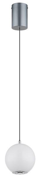 Globo Simmons LED Hängeleuchte 10W Neutralweiß Grau Matt, Metall Ø15cm 16062H