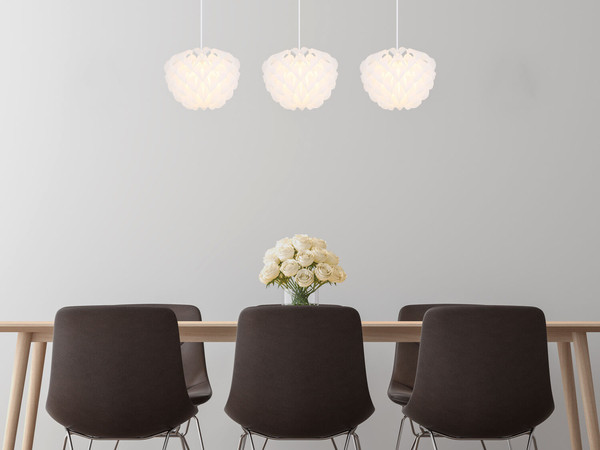 Globo Irene E14 Hängeleuchte 3-fach 25W Weiß, Metall Ø26cm 16115-3H