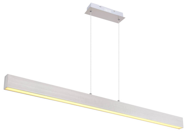 Globo Verena LED Hängeleuchte 40W Warmweiß Nickel Matt, Metall Memoryfunktion 120cm 17006N