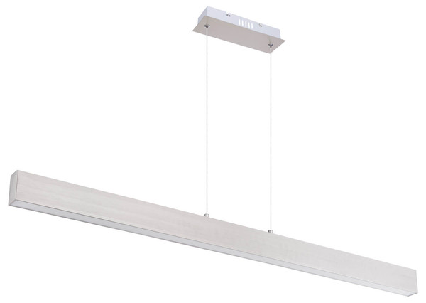 Globo Verena LED Hängeleuchte 40W Warmweiß Nickel Matt, Metall Memoryfunktion 120cm 17006N