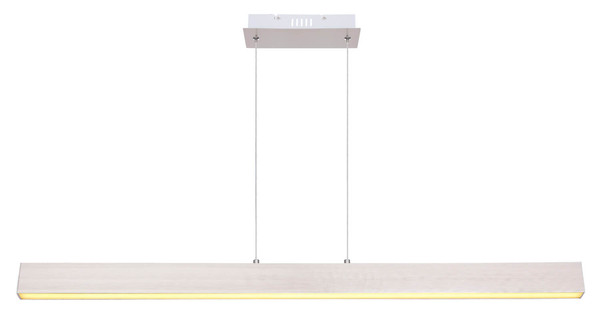 Globo Verena LED Hängeleuchte 40W Warmweiß Nickel Matt, Metall Memoryfunktion 120cm 17006N