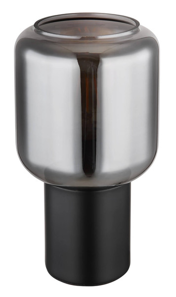 Globo Ninjo E27 Tischleuchte 40W Schwarz Matt, Metall Ø13cm 21004S