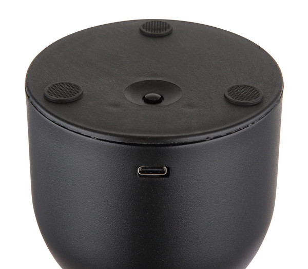 Globo Julsy LED Tischleuchte 2,50W CCT Schwarz Matt, Metall Ø10,5cm 21007S