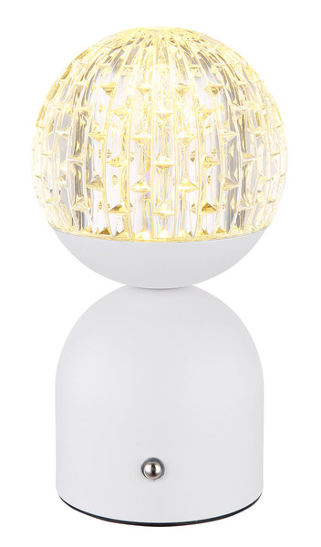 Globo Julsy LED Tischleuchte 2,50W CCT Weiß Matt, Metall Ø10,5cm 21007W