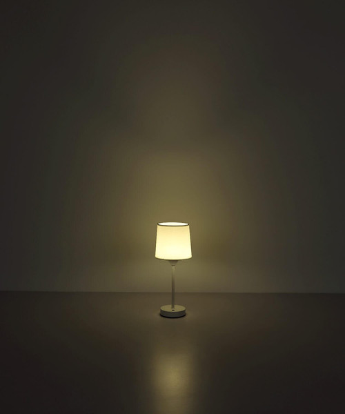 Globo LED Tischleuchte Lunki 2,5W dimmbar Akku CCT warm-/neutral-/tageslichtweiss Weiß matt Metall Textil Ø14cm