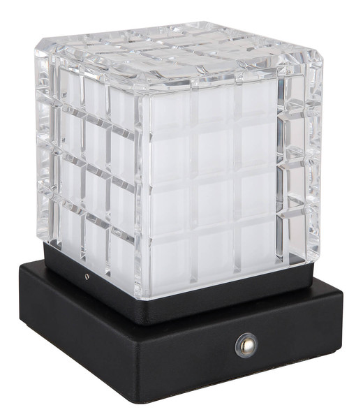 Globo Lunki LED Tischleuchte 2,50W CCT Schwarz Matt, Metall 13cm 21009S