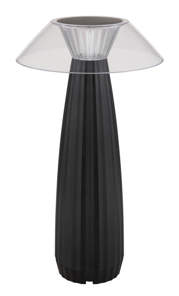 Globo Illumi LED Tischleuchte 1W Warmweiß Schwarz Matt Ø15,4cm 21021B