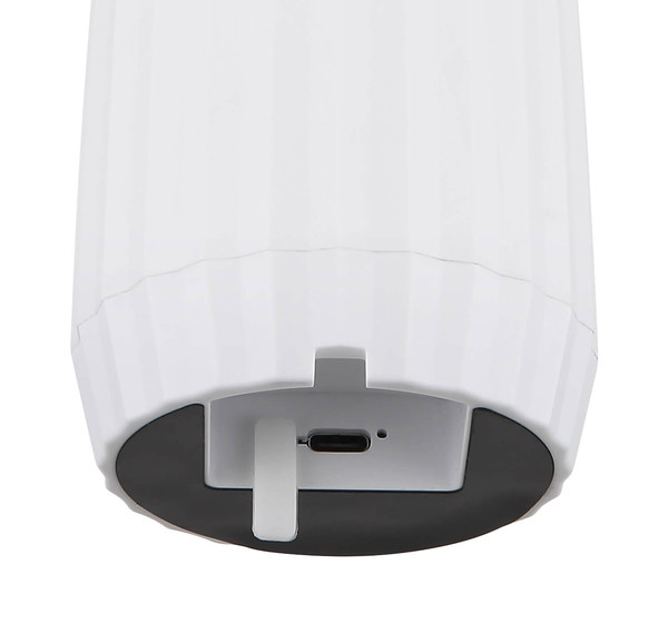 Globo Illumi LED Tischleuchte 1W Warmweiß Weiß Matt Ø15,4cm 21021W