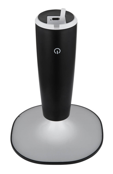 Globo Bowie LED Tischleuchte 1,20W Warmweiß Schwarz Matt Ø14cm 21022