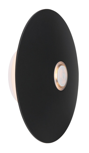 Globo Kyler LED Tischleuchte 3W CCT IP44 Schwarz Matt, Metall Memoryfunktion Ø18cm 21024S