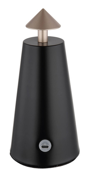 Globo Liva LED Tischleuchte 1,20W CCT Schwarz Matt, Metall Ø4,2cm 21037CS