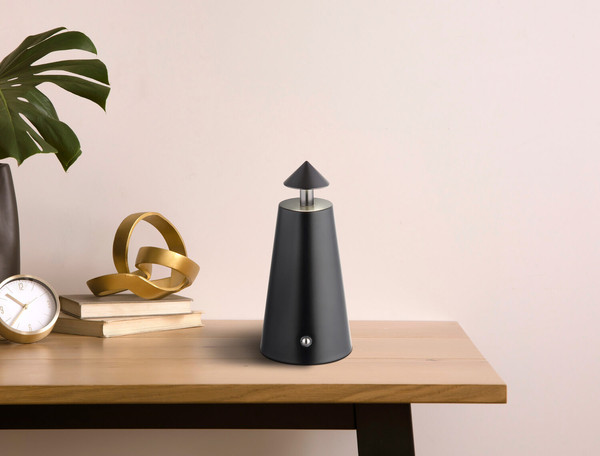 Globo Liva LED Tischleuchte 1,20W CCT Schwarz Matt, Metall Ø4,2cm 21037S