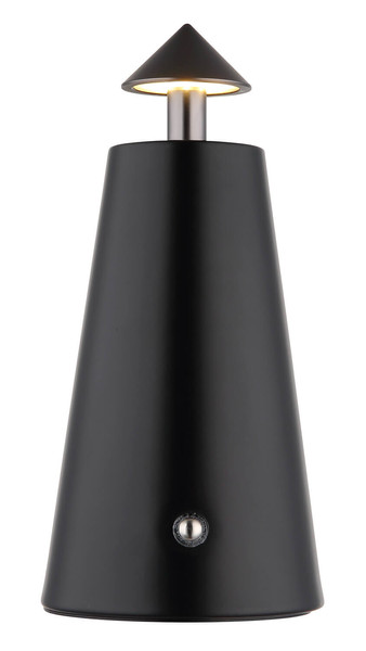 Globo Liva LED Tischleuchte 1,20W CCT Schwarz Matt, Metall Ø4,2cm 21037S