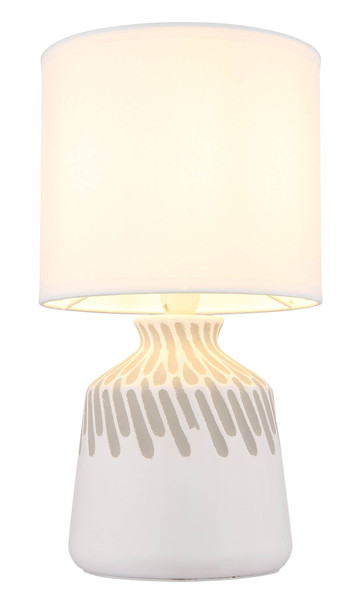 Globo Rela E14 Tischleuchte 40W Weiß, Keramik Ø17,5cm 21733W