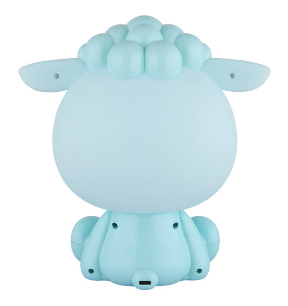 Globo Sheepy LED Tischleuchte 1W Warmweiß Blau Matt 22cm 21760B