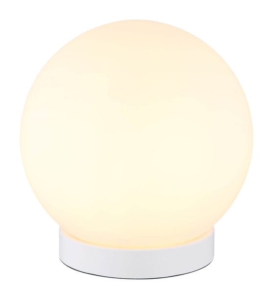 Globo Norta E27 Tischleuchte 40W Weiß Matt, Metall Ø25cm 2282