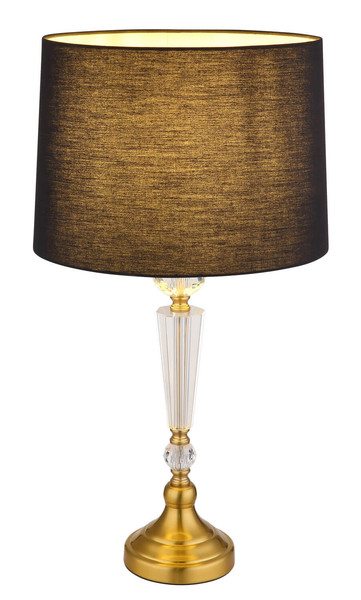 Globo Arro E27 Tischleuchte 40W Messingfarben Matt, Metall Ø35cm 24146B