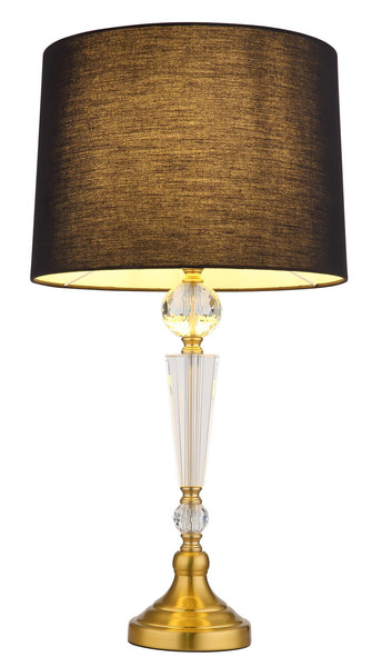 Globo Arro E27 Tischleuchte 40W Messingfarben Matt, Metall Ø35cm 24146B