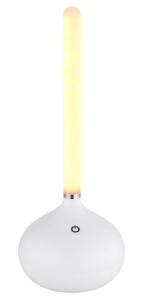 Globo Turner LED Tischleuchte 0,85W CCT IP44 Weiß Matt 24,3cm 28067W