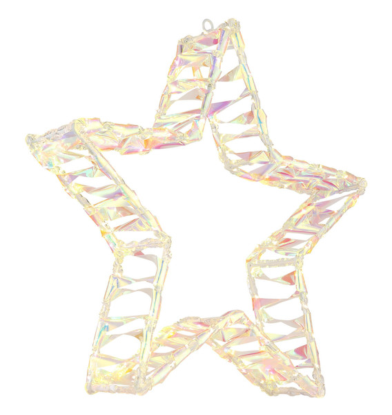 Globo Stara LED Dekorartikel 100-fach 0,06W Warmweiß IP44 Klar, Acryl 39cm 28077