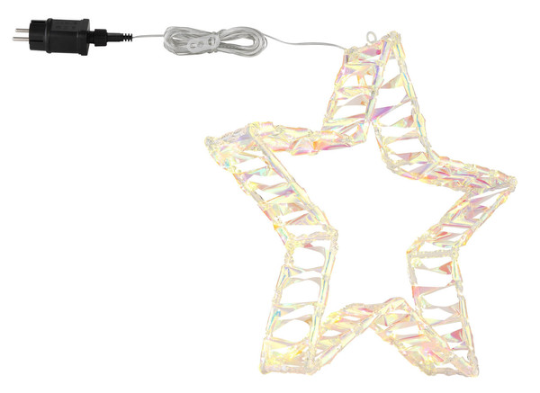 Globo Stara LED Dekorartikel 100-fach 0,06W Warmweiß IP44 Klar, Acryl 39cm 28077