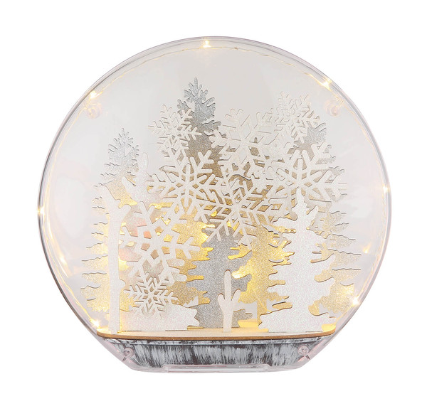 Globo Winteria LED Dekorartikel 12-fach 0,03W Klar 24,5cm 28102
