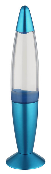 Globo Etna LED Tischleuchte 25W Warmweiß Blau Metallic, Aluminium Ø8,8cm 2860B