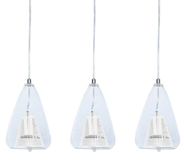 Globo Vera E14 Hängeleuchte 3-fach 40W Weiß, Metall 150cm 30230307