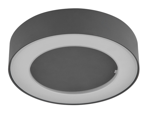 Globo Sura LED Außenleuchte 12W Warmweiß IP54 Anthrazit, Aluminium Druckguss Ø20cm 32136D