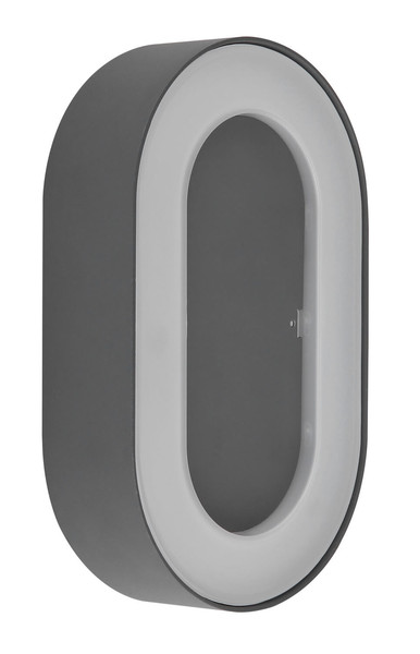 Globo Sura LED Außenleuchte 12W Warmweiß IP54 Anthrazit, Aluminium Druckguss 20cm 32136W