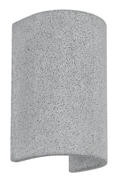 Globo Außenwandleuchte Ferguson 2-flammig G9 IP54 Weiß matt hellgrau Aluminium Druckguss Beton 19x11,5cm