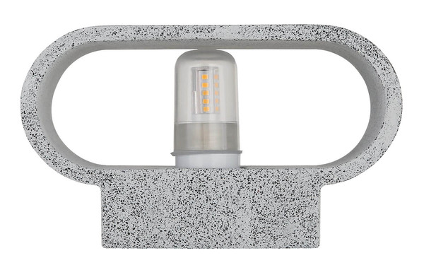 Globo Außenwandleuchte Ferguson G9 IP54 Weiß matt hellgrau Aluminium Druckguss Beton 20x8,5cm