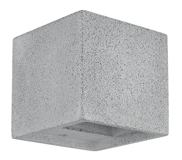 Globo Außenwandleuchte Ferguson G9 IP54 Weiß matt hellgrau Aluminium Druckguss Beton 12x11,5cm