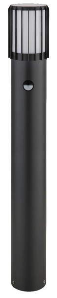 Globo Sockelleuchte Mervin E27 Bewegungsmelder IP54 Anthrazit matt Aluminium 65cm