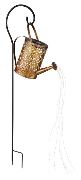 Globo Solarleuchte Metall Schwarz Matt, 36Xled LED Solarleuchte 36-fach 0,06W IP44 Schwarz Matt, Metall 84,5cm 336523