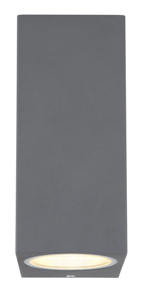 Globo Veronika GU10 Außenleuchte 2-fach 35W IP44 Anthrazit, Aluminium Druckguss 15cm 34164-2