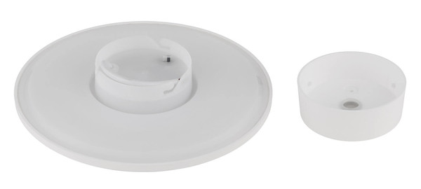 Globo Lamont LED Außenleuchte 15W CCT IP44 Weiß Matt Ø25,2cm 34314W