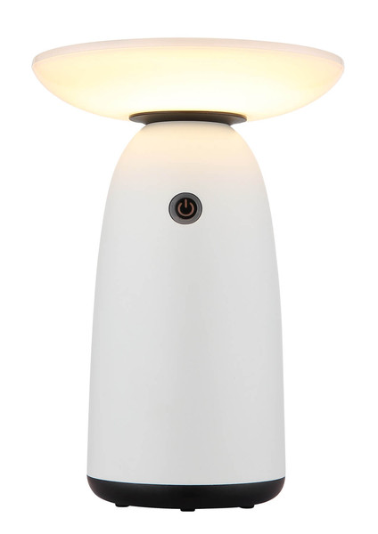 Globo Solarleuchte Aluminium Weiß, 1Xled LED Solarleuchte 10W Warmweiß IP54 Weiß Matt, Aluminium Memoryfunktion Ø16cm 36625W