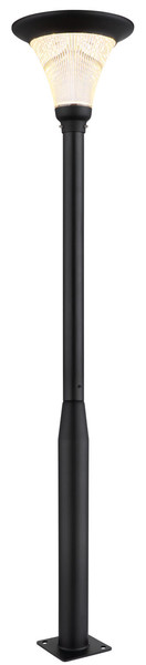 Globo Solarleuchte Aluminium Druckguss Grau, 1Xled LED Solarleuchte 8W CCT IP54 Grau Matt, Aluminium Druckguss Fernbedienung Ø42,3cm 36911