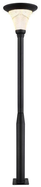 Globo Solarleuchte Aluminium Druckguss Grau, 1Xled LED Solarleuchte 8W CCT IP54 Grau Matt, Aluminium Druckguss Fernbedienung Ø42,3cm 36911