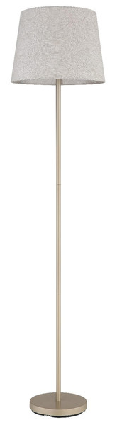 Globo Stehleuchte Joris E27 Champagnerfarben beige Metall Textil 151cm