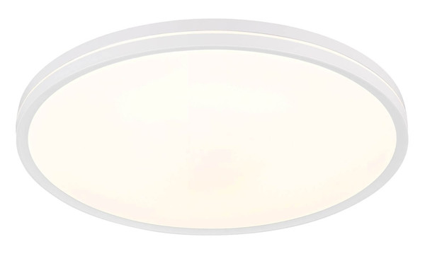 Globo LED Deckenleuchte Dwain RGB LED 24W dimmbar Fernbedienung CCT warm-/tageslichtweiss Weiß matt Ø37cm