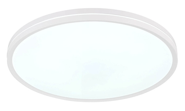 Globo LED Deckenleuchte Dwain RGB LED 24W dimmbar Fernbedienung CCT warm-/tageslichtweiss Weiß matt Ø37cm