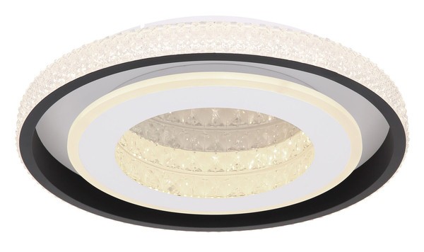 Globo Lucky LED Deckenleuchte 52W CCT Weiß, Metall Fernbedienung Nachtlicht Memoryfunktion Ø50cm 41290-52